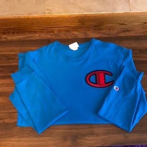Champion Men's Heritage Long Sleeve Tee size large